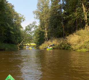 Mała Panew-widok z kajaku