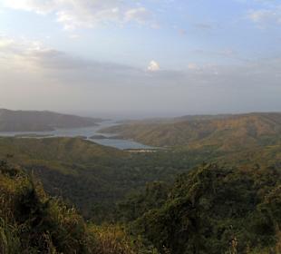 Blick auf den Ort Mochima