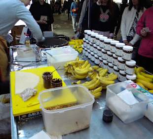 Pancakes in Myeongdong Quarter