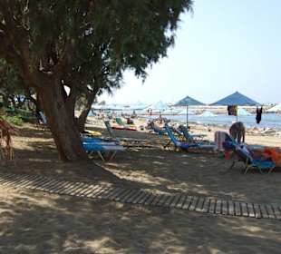 Strand in Malia