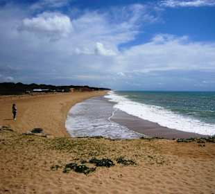 Strand in Quarteira