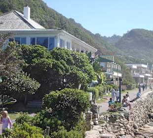 Häuser an der Küste