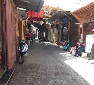 Unterwegs in der Altstadt von Marrakesch