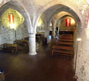 Der Weinkeller des Schlosses von Vianden