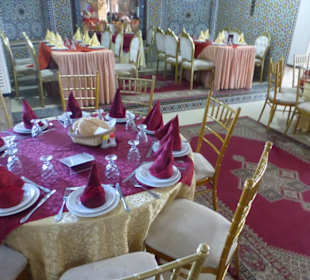 Mittagessen Todrha Schlucht bei Tineghir