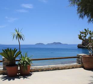 Strand Agios Pavlos - Ausblick Bar
