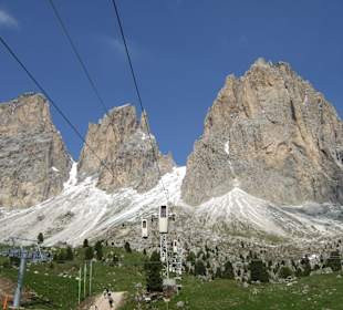 Bahn zur Langkofelscharte