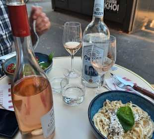 Schöner abend mit leckerem essen 