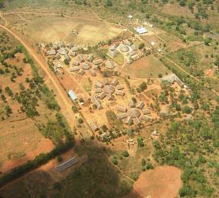 Shimba Hills aus der Luft