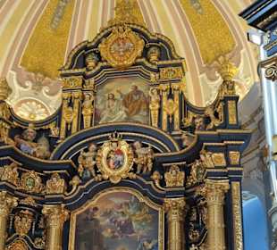Details des Hochaltars der Basilika St. Anna 