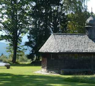 Die Kapelle bei der Gutsalm am Harlachberg