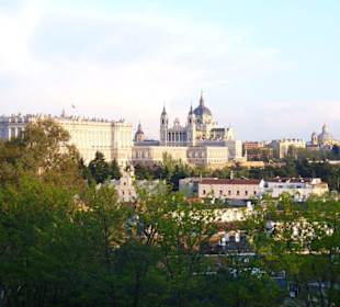 Blick auf den Palacio Real