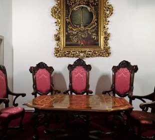 Im Ehrensaal des Merkantilmuseums