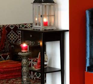 Blick in den Gastraum des Restaurant Shalimar