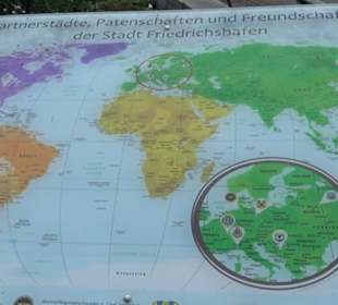 Skulptur Partnerstädte Stadtgarten