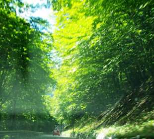 Etwas kleinere Steigung