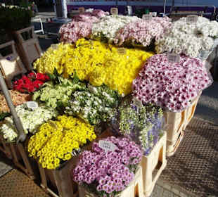 Impressionen des Wochenmarkt in Luxemburg Stadt