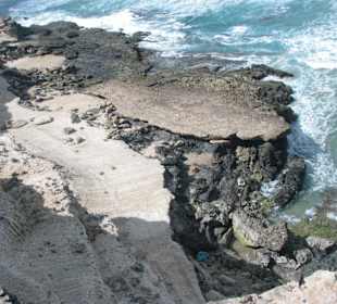 Westküste Fuerteventuras am Istmo de La Pared