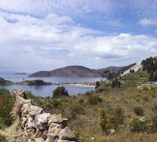 Isla del Sol en el lago Titicaca