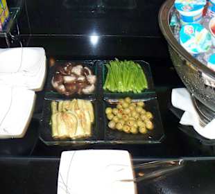 Frückstück in der Executive Lounge 20. Etage