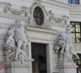 Zugang Michaelertrakt zur Hofburg