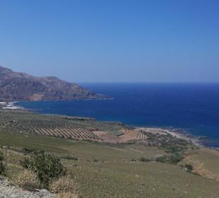 Herrlicher Blick auf die Küste