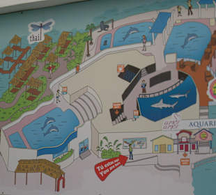 Plan vom Aqaurium bei/in Las Island