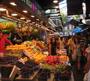 Markt direkt an der Rambla!