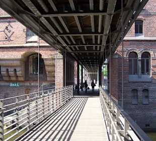 In der Speicherstadt von Hamburg