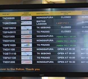 Überfahrt nach Bintan