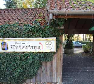 Hinweis am Hotel