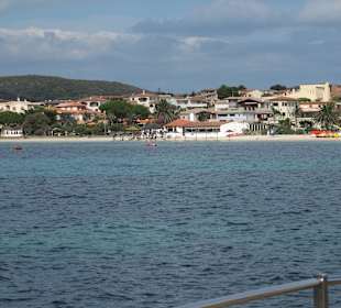 Blick von der Hafenpromenade zum Ristorante