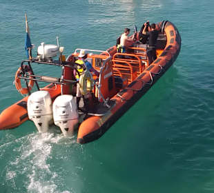 Unser Boot - sehr bequem