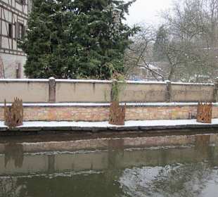 Altstadt Wissembourg im Winter