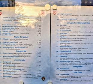 Die Speisekarte