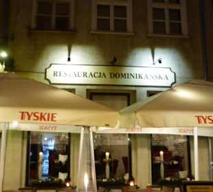Restauracja Dominikańska, unweit vom Goldenem Tor
