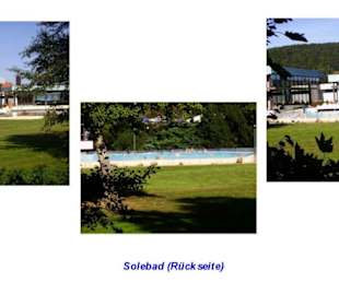 Die Außenanlagen des Solebades
