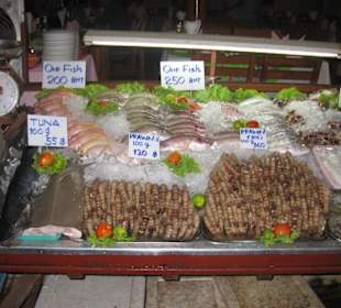 Seafood in einem Restaurant