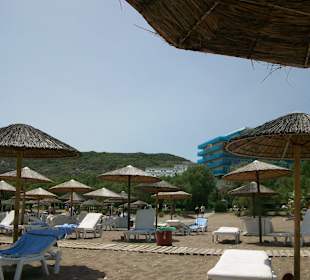 Strand in den frühen Morgenstunden