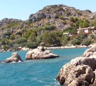 Küstenabschnitt bei Kaleköy