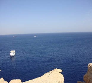 Aussicht vom Berg im Ras Mohamed