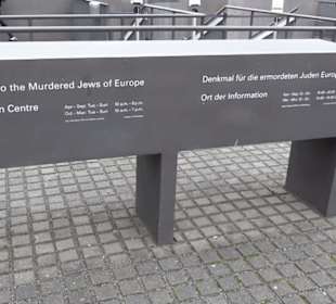 Denkmal für die ermordeten Juden Europas