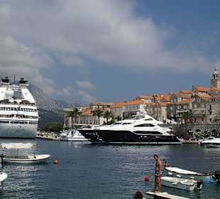 Aussicht auf Hafen und Altstadt