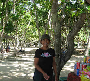 Strandverkäuferin Anna