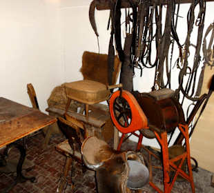 Sattlerwerkstatt im Museum