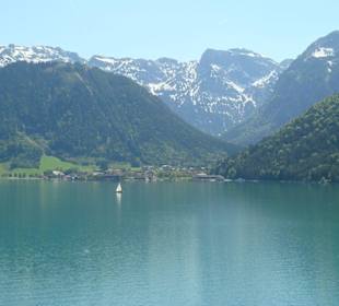 Blick auf den See vom Radweg nach Pertisau