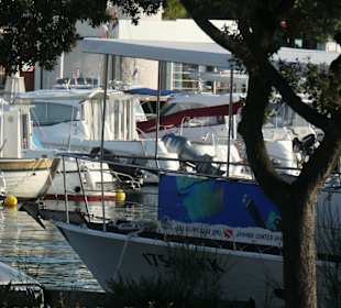 Beim Yachthafen / Stadthafen von Krk-Stadt