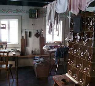 Wohnküche im Waldarbeiterhaus