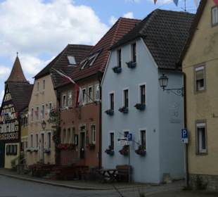 Unterwegs in der Altstadt von Prichsenstadt