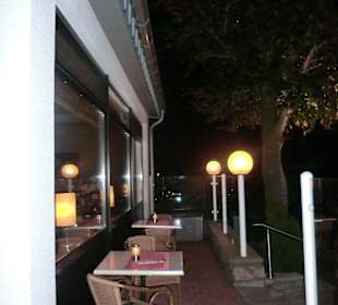 Blick auf die Terrasse